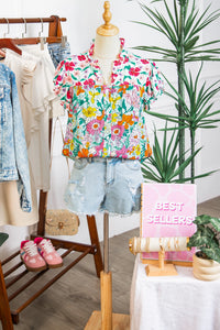 Rue Ruffled Sleeve Blouse