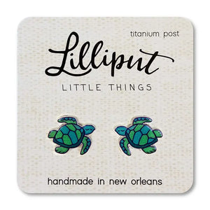 Lilliput Sea Turtle Earrings