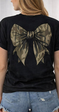 Camo Bow Tee