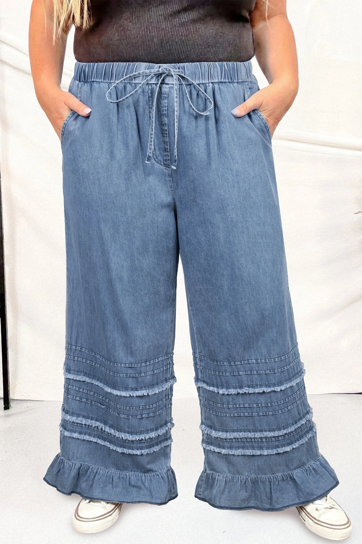 Azalia Denim Pants Curvy
