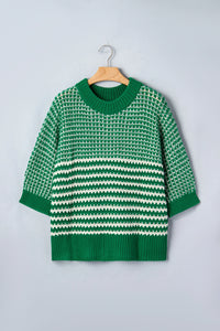 Clementine Striped Sweater