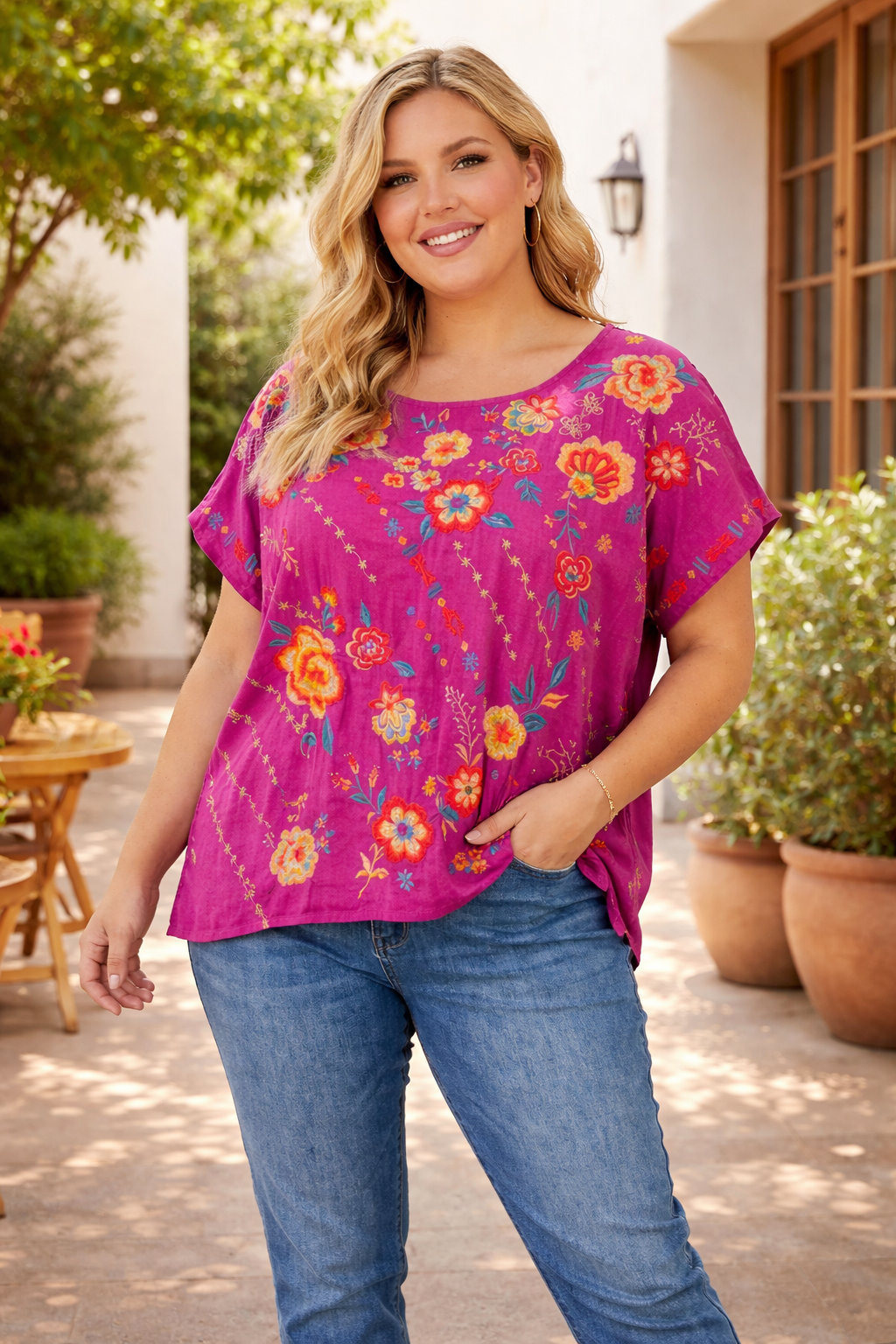 Gabriella Embroidered Blouse