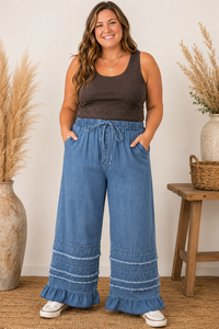 Azalia Denim Pants Curvy
