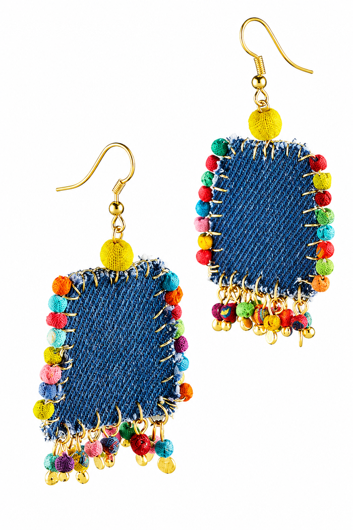 Ardyn Indigo Dangle Earrings