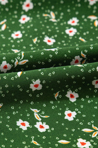 Rowena Green Floral Dress