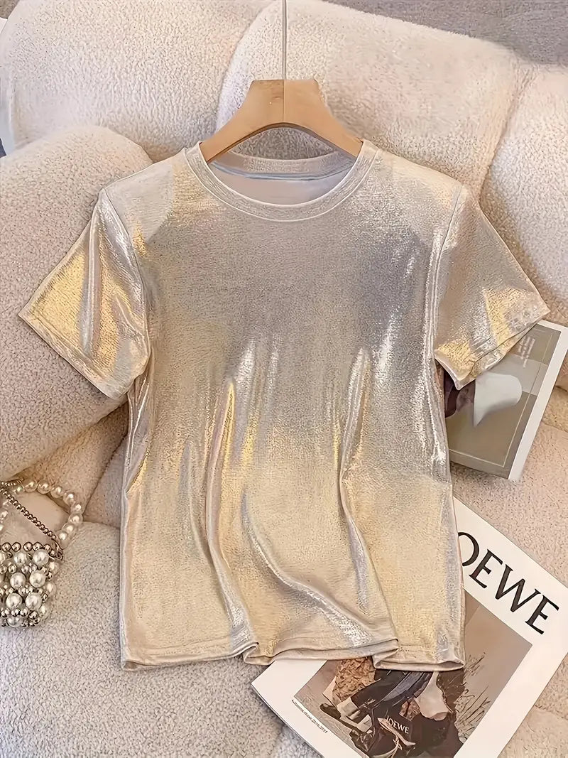 Corby Shimmery T-Shirt Curvy