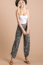 Peek-a-Boo Side Split Pants