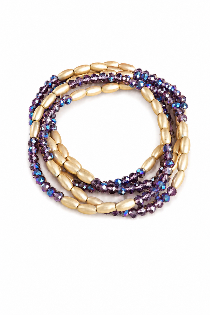 Eve Layered Sparkly Bracelet Set