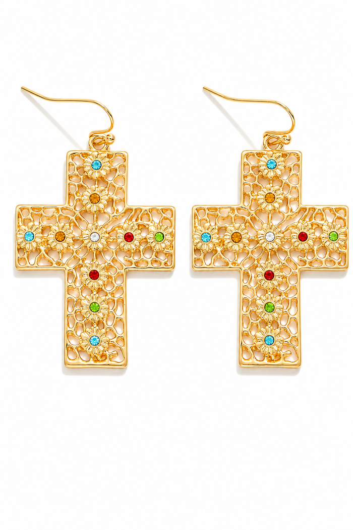 Holy Chic Cross Earrings