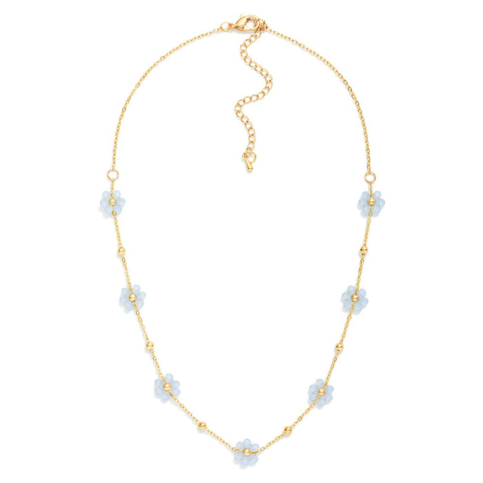 Blue Blossom Necklace