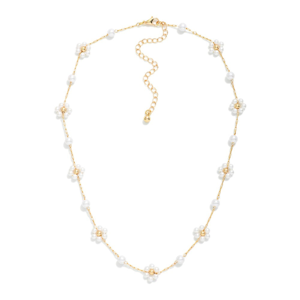 Pearl Petal Necklace
