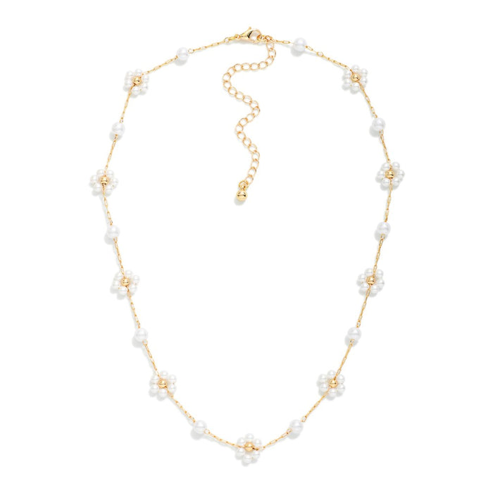 Pearl Petal Necklace