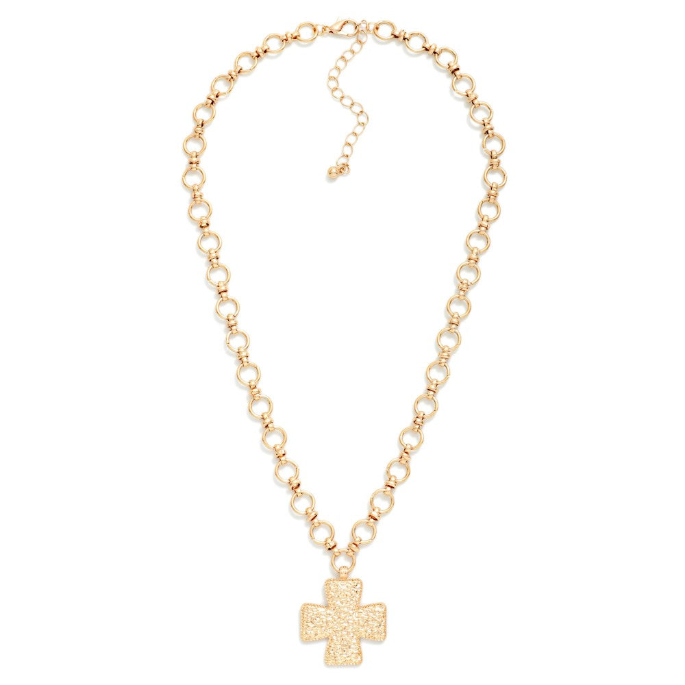 Radiant Faith Cross Necklace