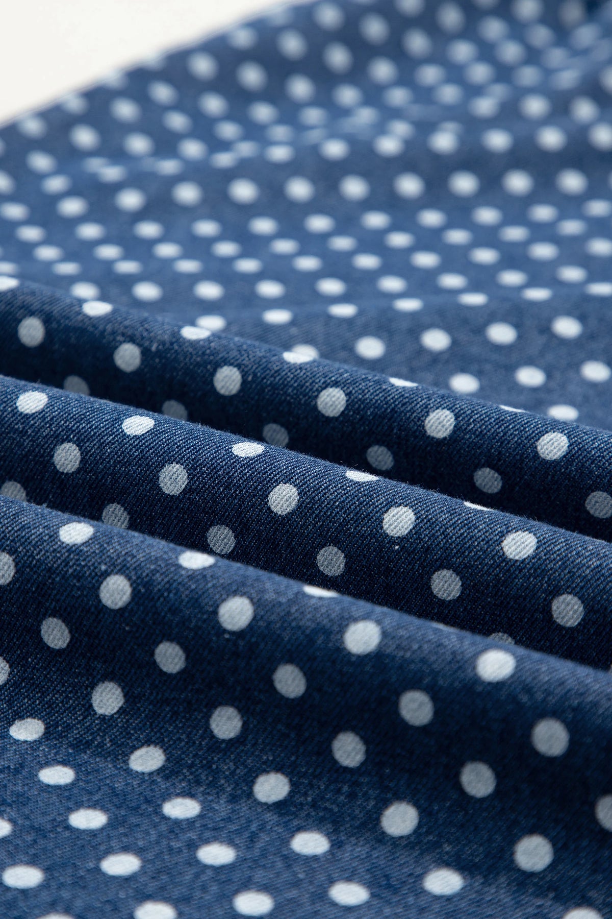Atalia Wide-Leg Polka Dot Jeans