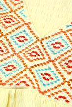 Suri Embroidery Ruffle Top