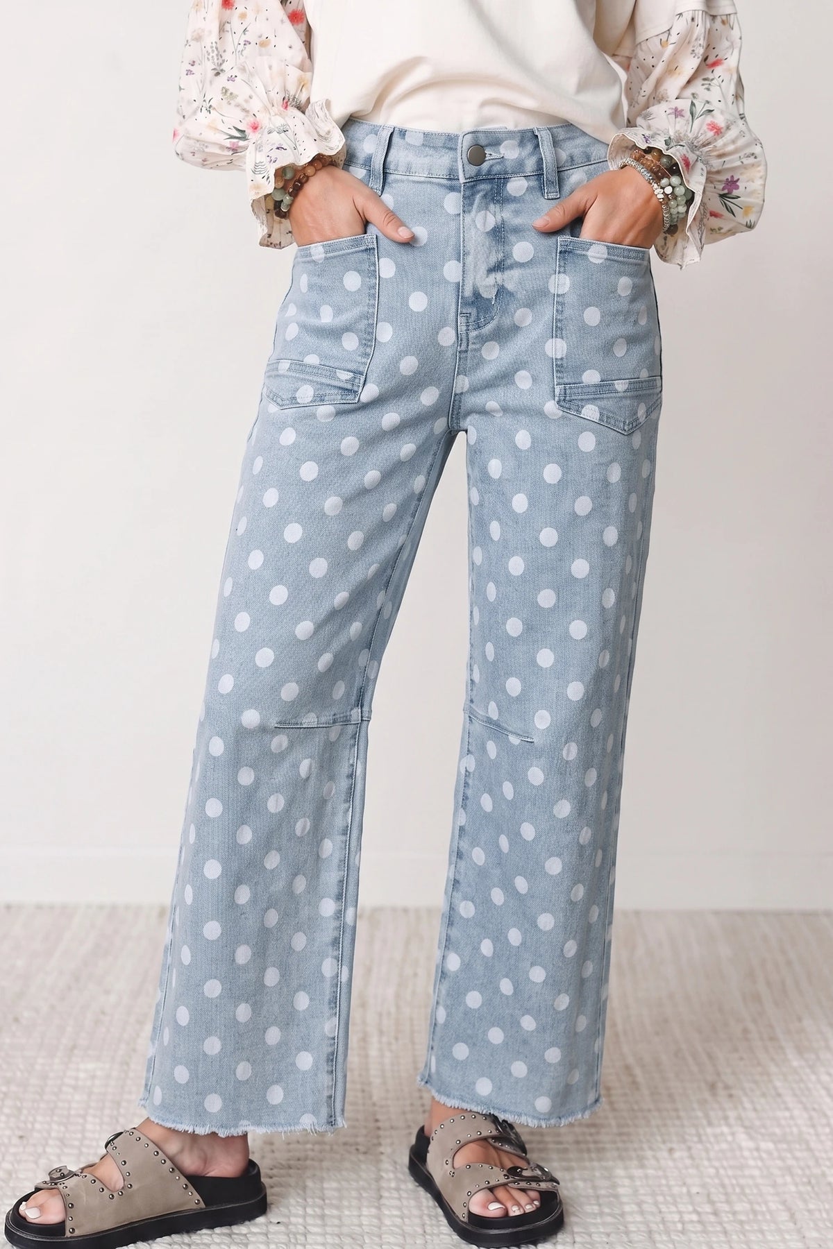 Kinsley Polka Dot Jeans