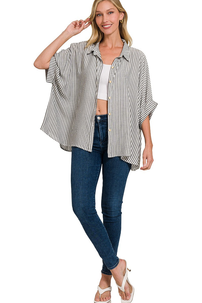 Roni Button-Up Top