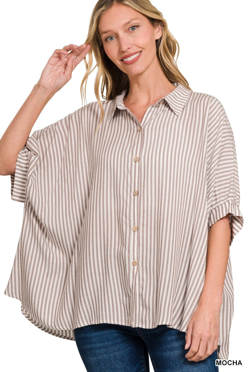 Roni Button-Up Top