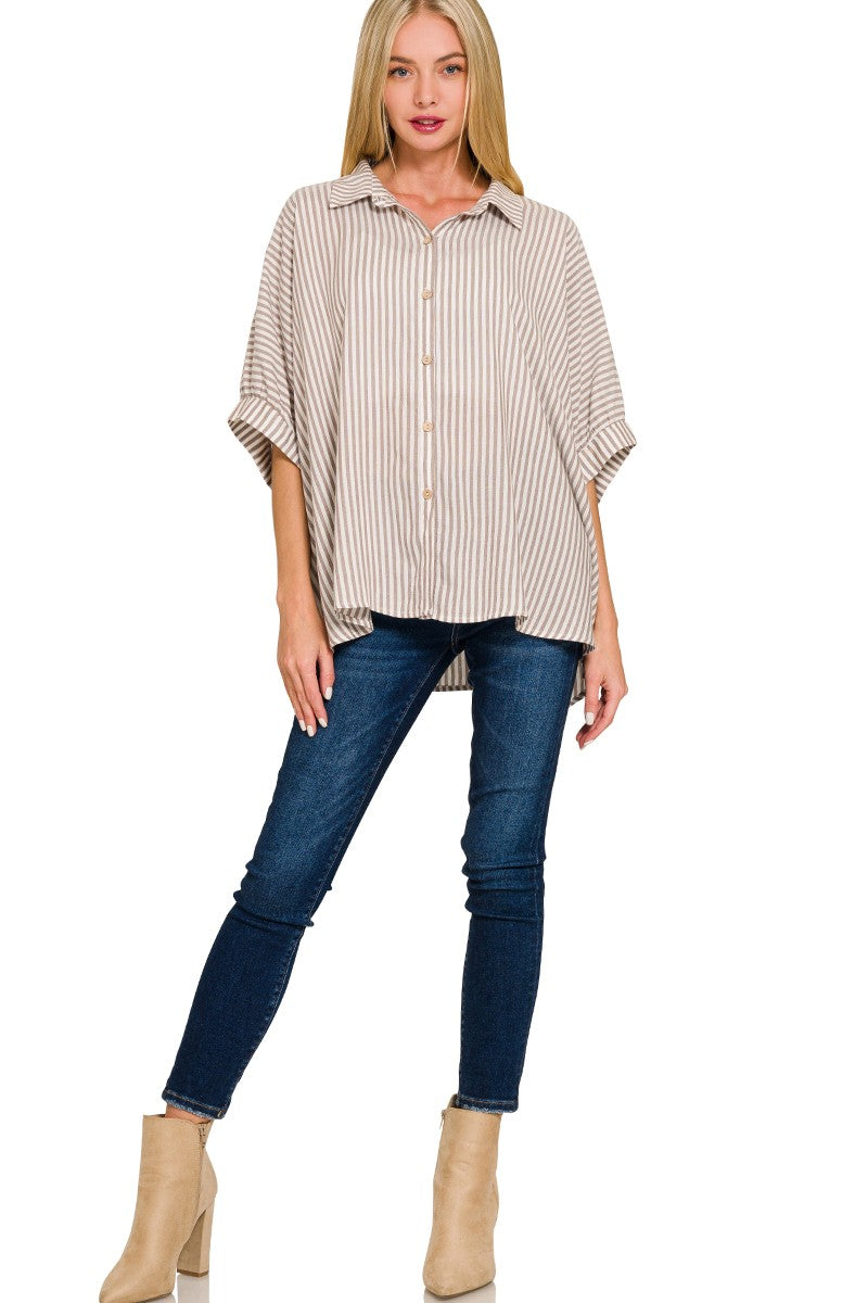 Roni Button-Up Top