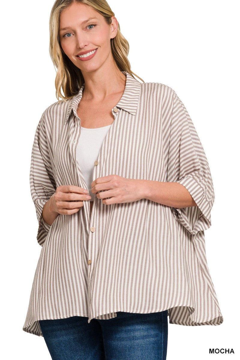 Roni Button-Up Top