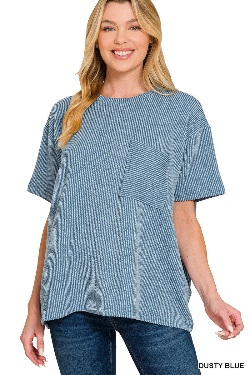Boone Raised Rib Top
