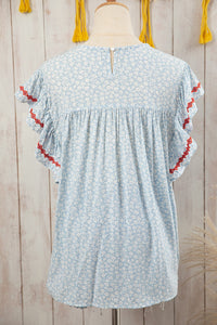 Frankie Boho Embroidered Top