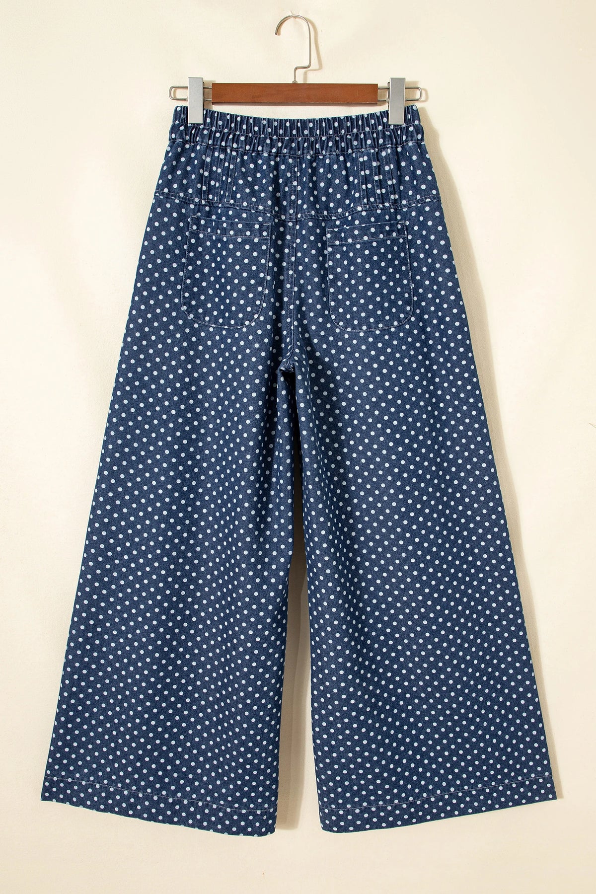 Atalia Wide-Leg Polka Dot Jeans