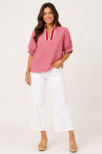 Leah Gingham Top