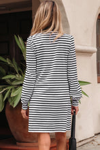 Pearly Striped Dress