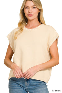 Lovie Stitched Sweater