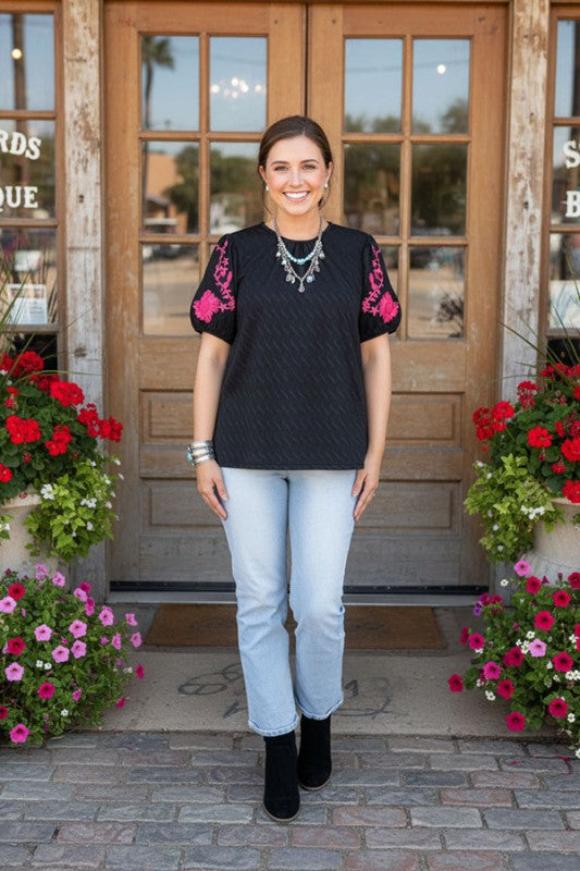 Petal Pop Top in Curvy
