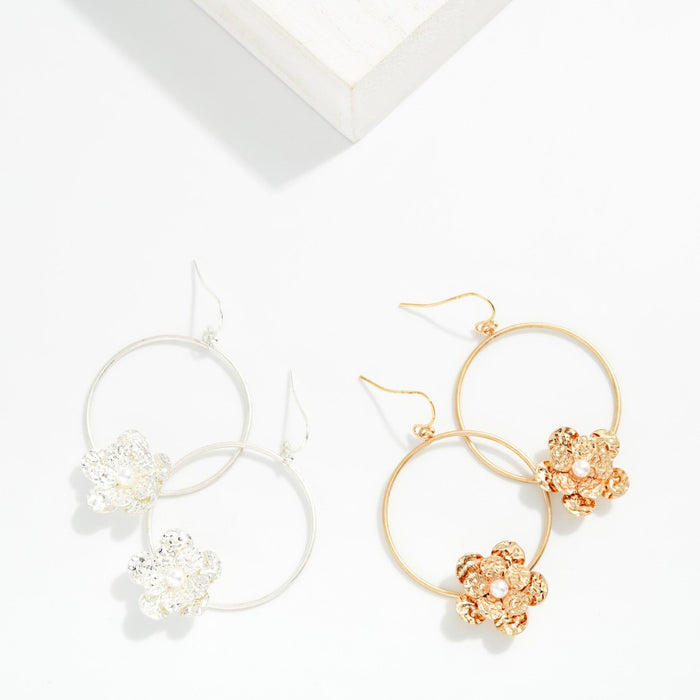Bloom Hoop Earrings