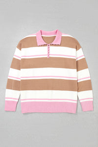 Coretta Striped Sweater Curvy