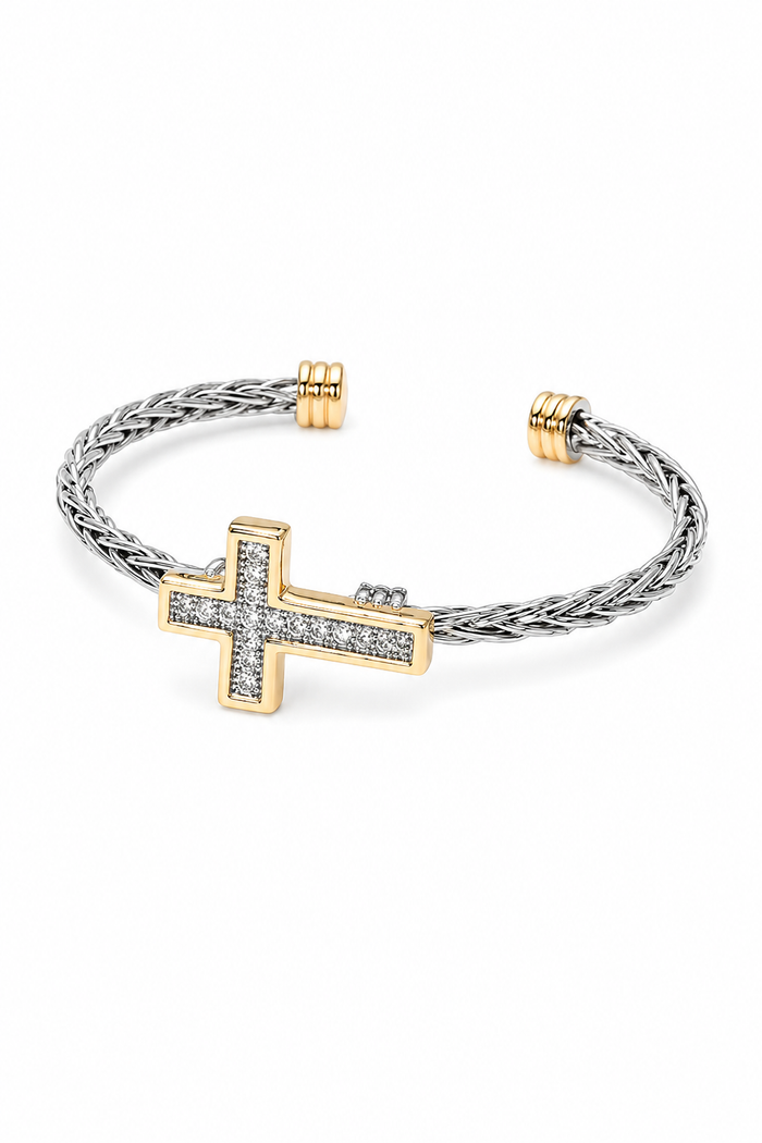 Baylin Cross Cuff Bracelet