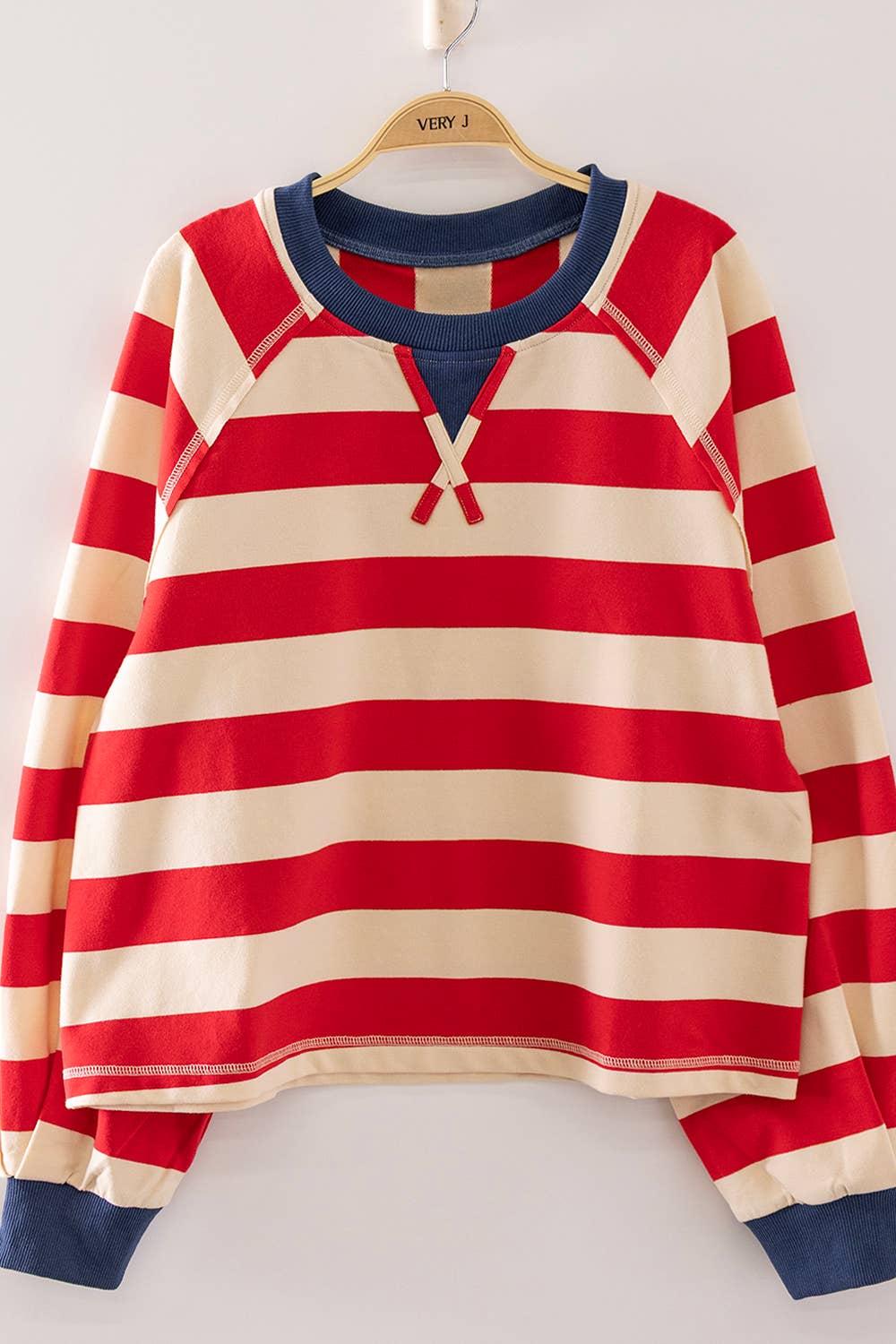 Just Because Striped Top