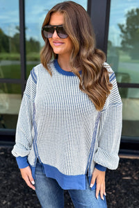 Fern Waffle Knit Top