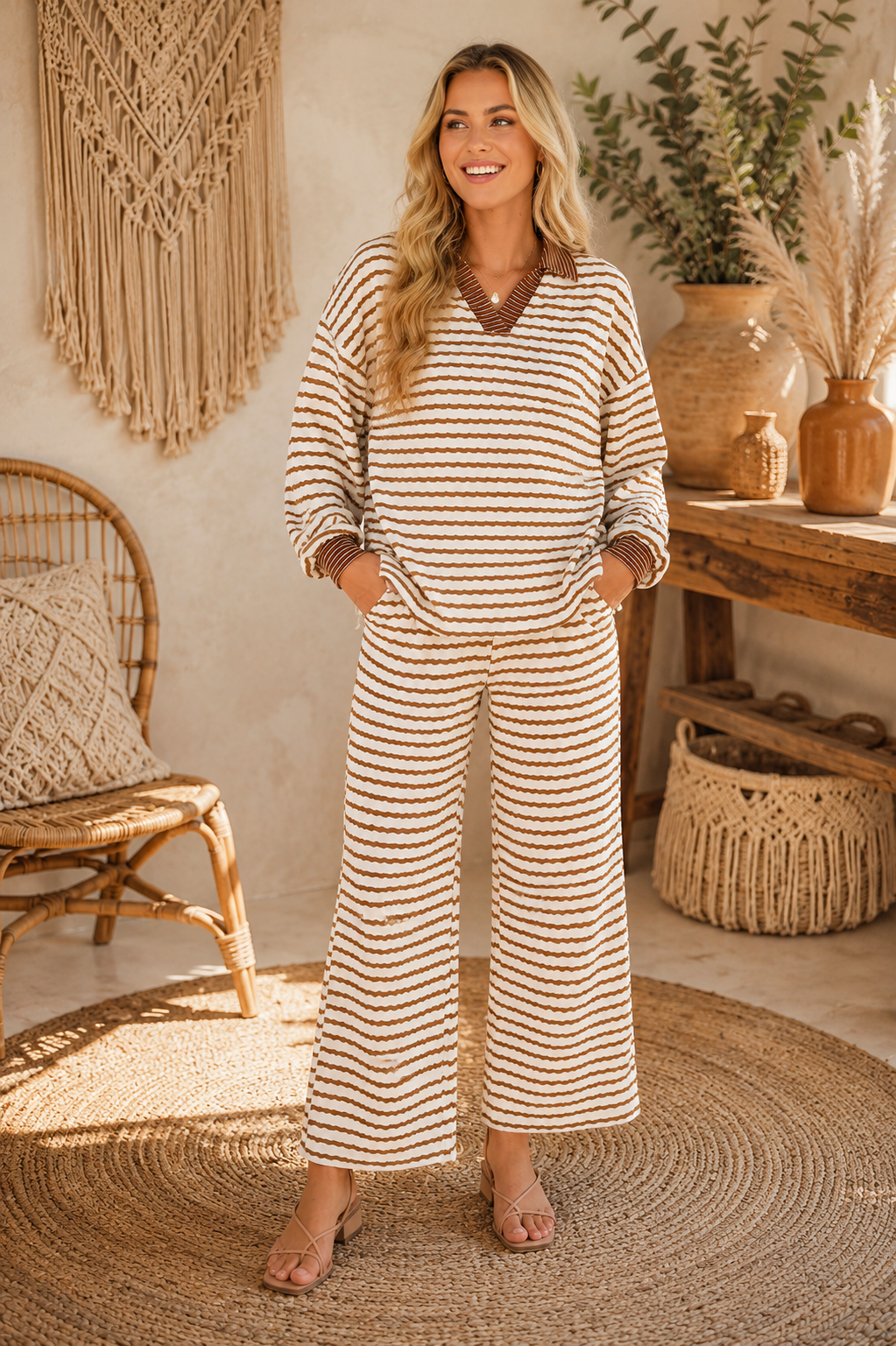 Maeve Striped Set