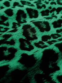 Millie Green Leopard Blouse in Curvy