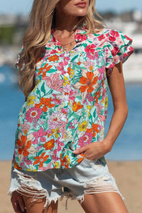 Rue Ruffled Sleeve Blouse