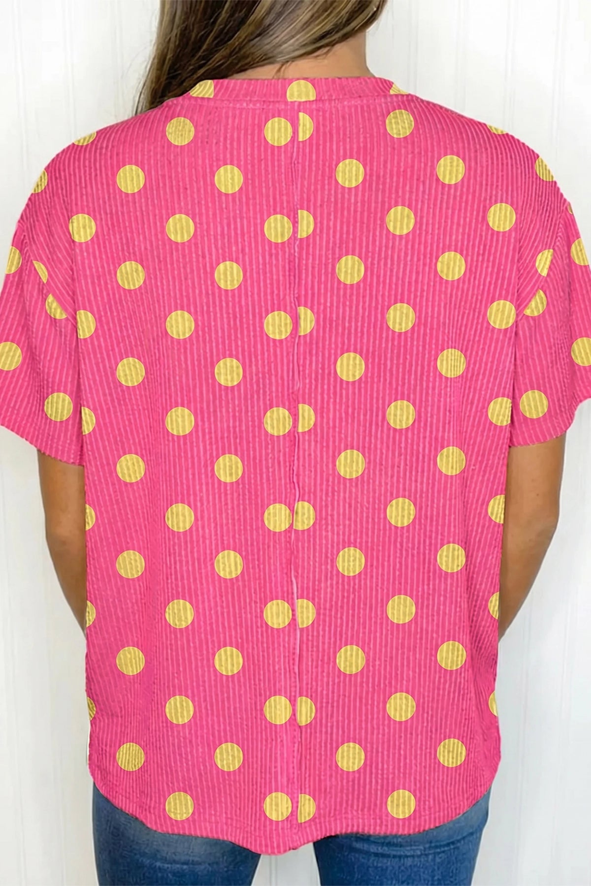 Lana Polka Dot Top Also in Curvy