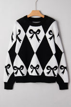 Asher Bow Print Sweater