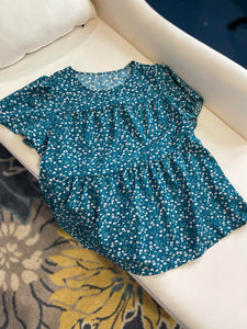 Lorri Floral Tiered Top