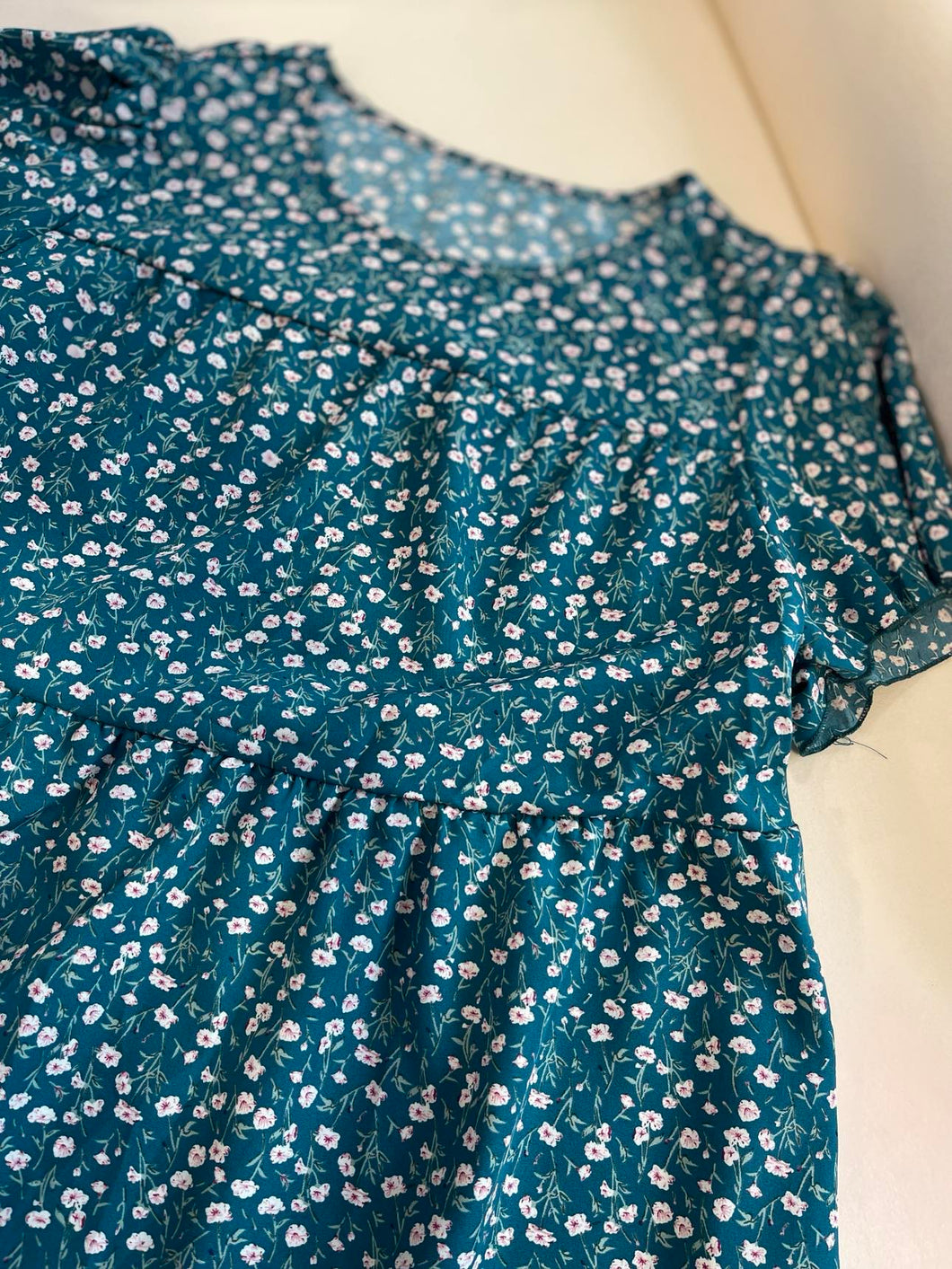 Lorri Floral Tiered Top
