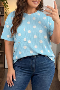 Lana Polka Dot Top Also in Curvy
