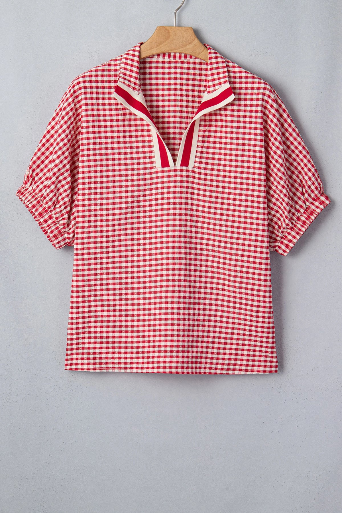 Leah Gingham Top