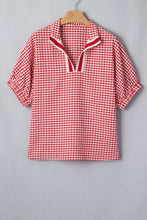 Leah Gingham Top