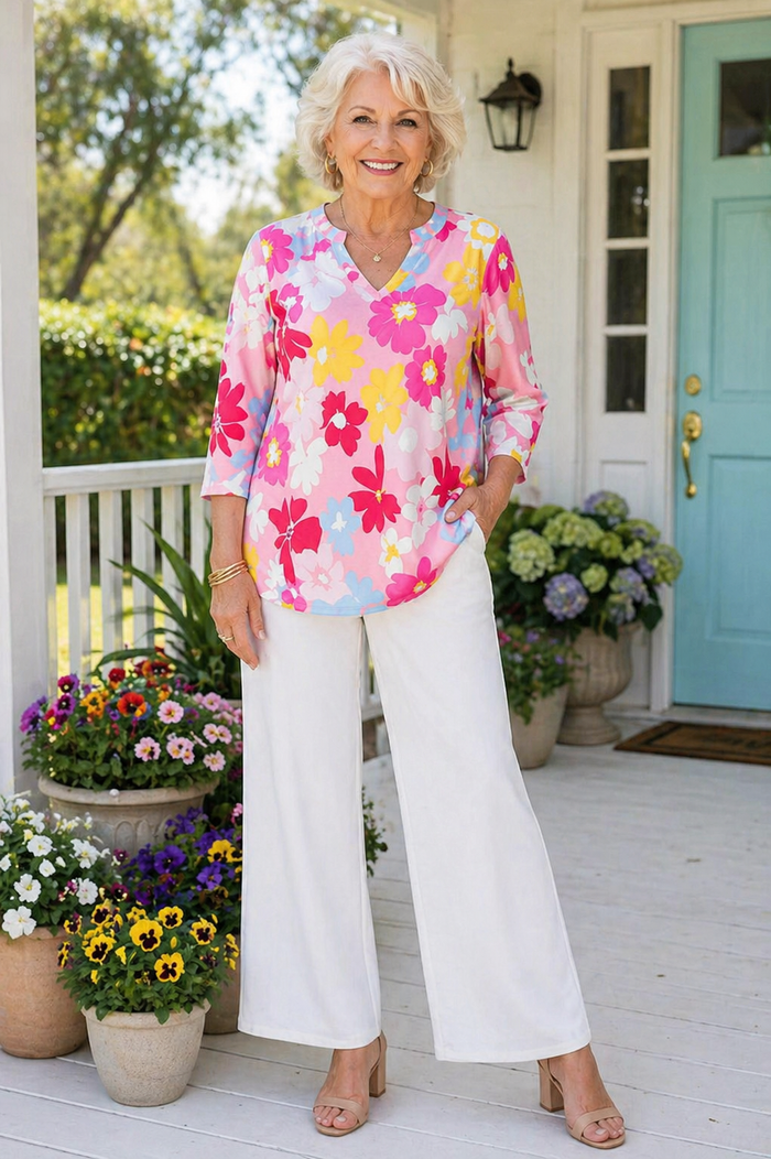 Mollie Floral Top