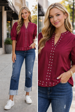 Arabella Studded Top