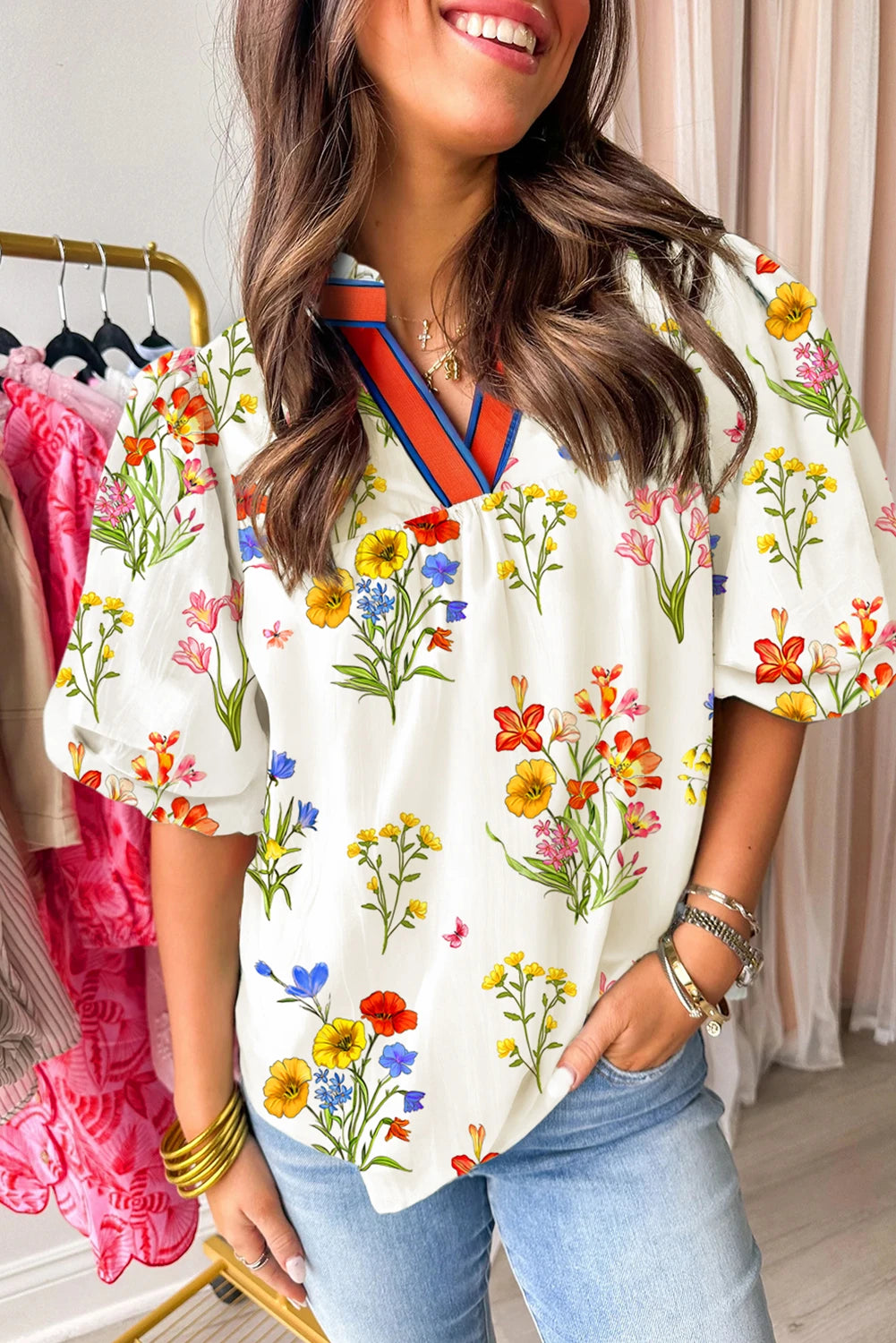 Priscilla Floral Top
