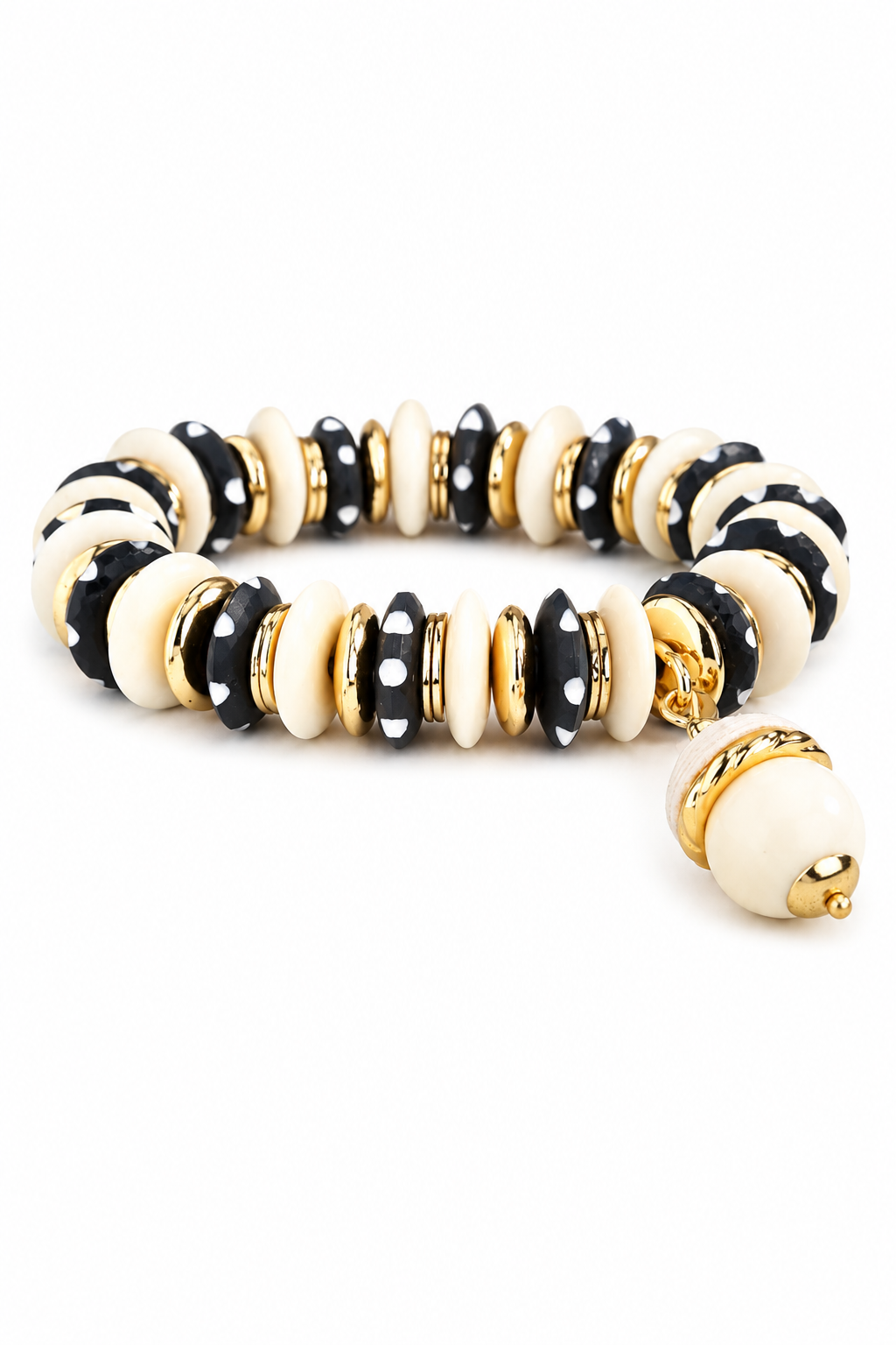 Ivette Black and White Bracelet